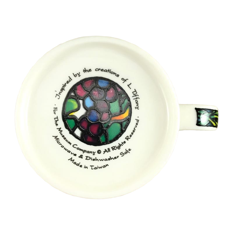 Stained Glass Floral Tiffany Inspired Mug The Museum Company