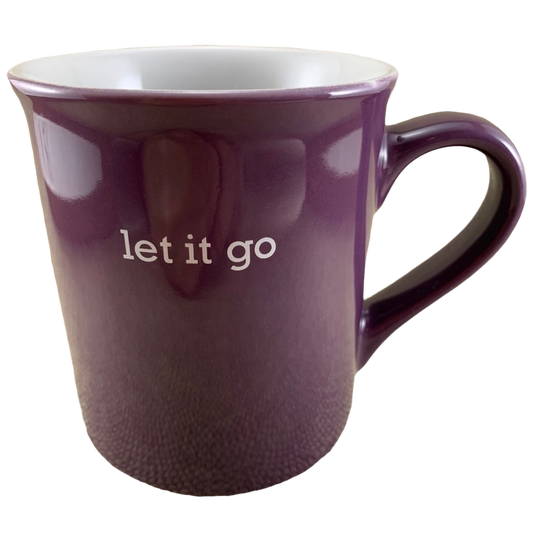 Let It Go Purple Mug With White Interior Love Your Mug