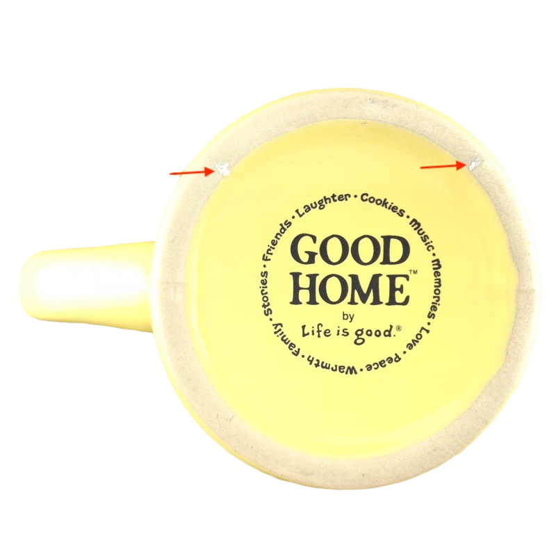 Life is Good Grow Tulip Yellow Mug