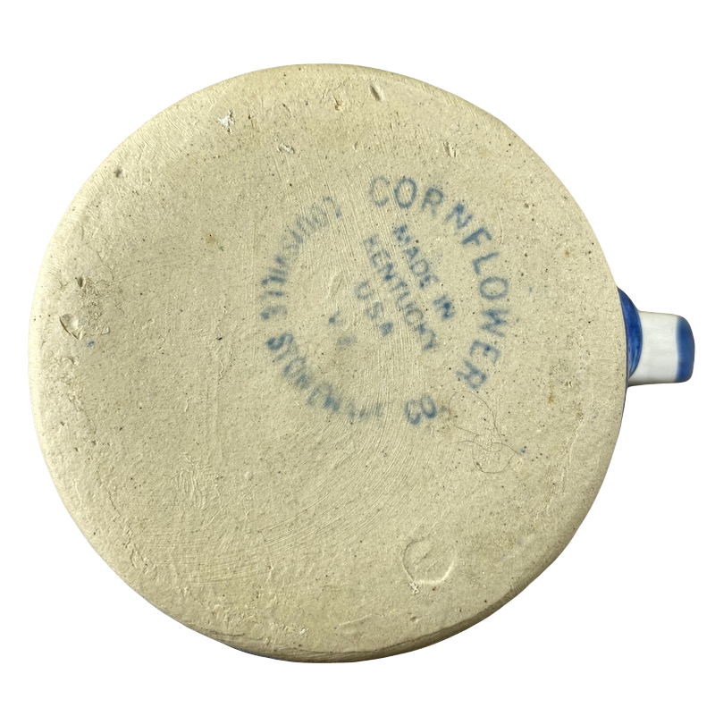 Cornflower Bachelor Button Mug Louisville Stonware