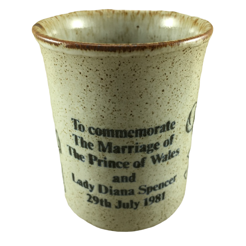 Commemorate Marriage Prince Of Wales And Lady Diana Spencer Speckled Mug Dunoon
