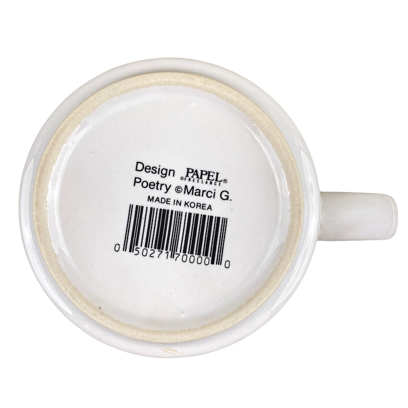 JACKIE Poetry Name Blue Interior Mug Papel