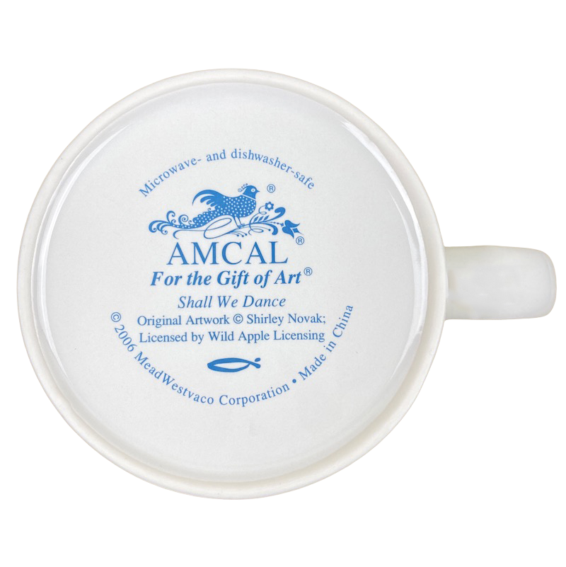 Shall We Dance Shirley Novak Floral Mug Amcal