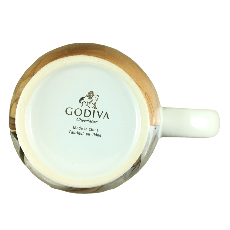 Lady Godiva On A Horse With Yellow Flowers Mug Godiva Chocolatier