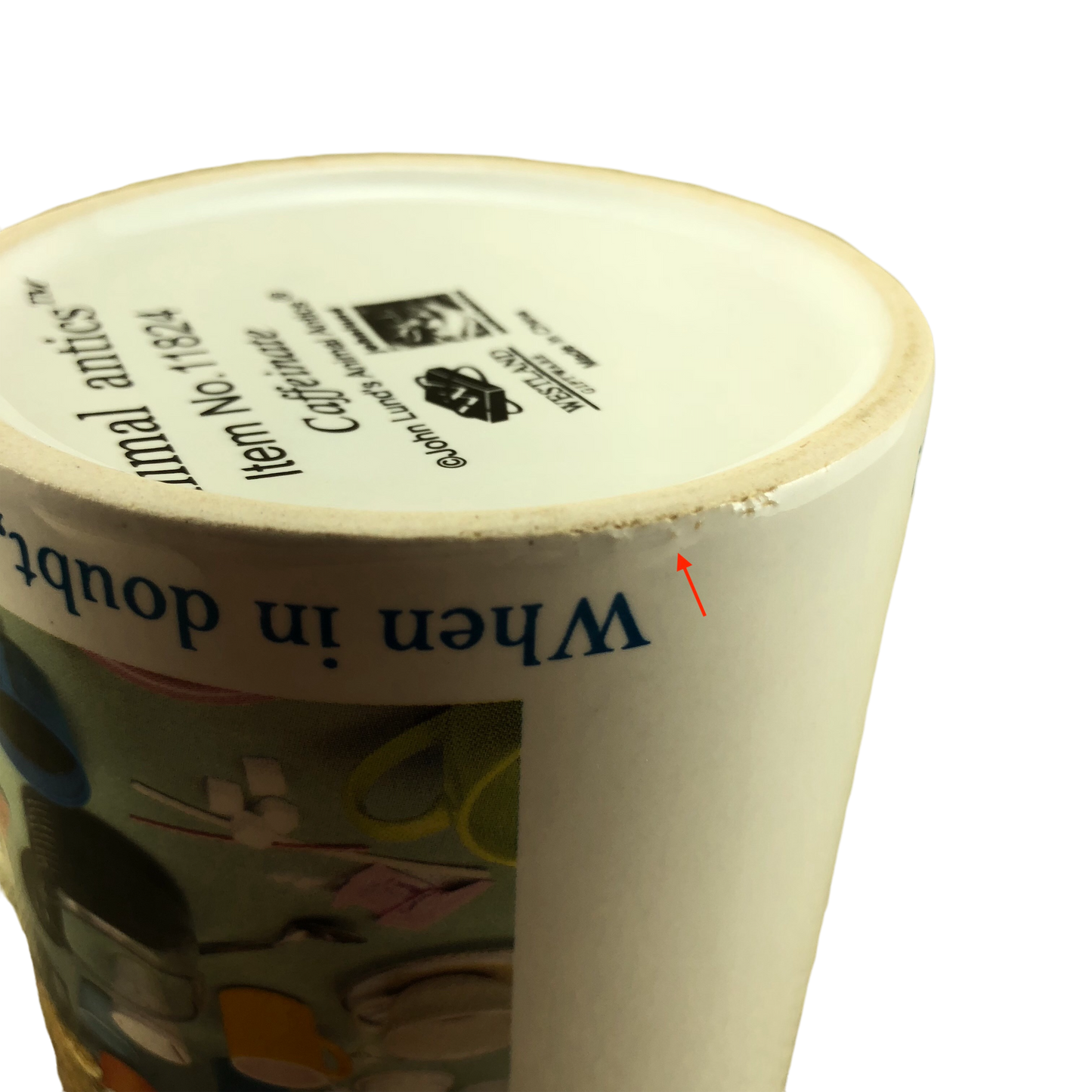 Animal Antics When In Doubt Caffeinated Cat Mug Westland Giftware