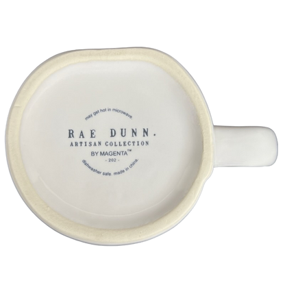 Rae Dunn Artisan Collection SCIENCE TEACHER Mug Cream Interior Magenta