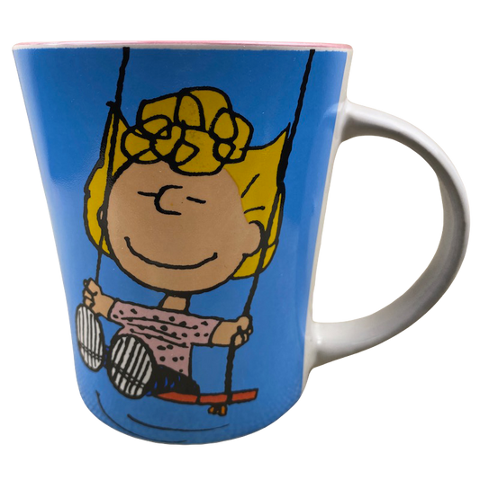 Peanuts Sally On A Swing Life Goes On Mug Gibson