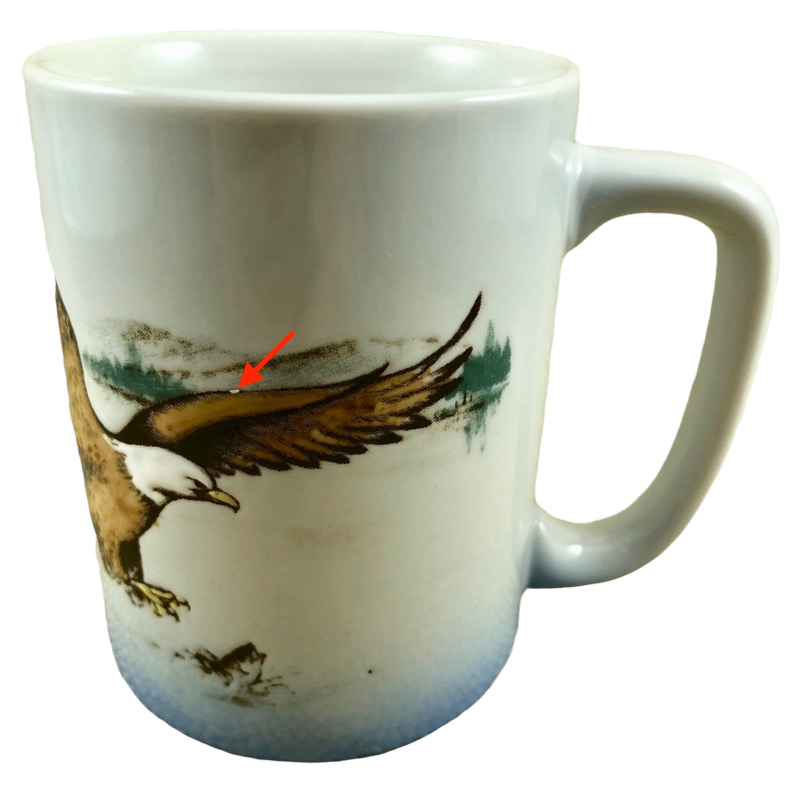 American Bald Eagle Judy Matthews Embossed Mug Otagiri