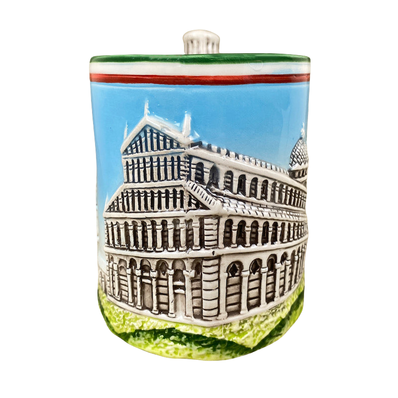 Leaning Tower Of Pisa 3D Figural Handle Mug