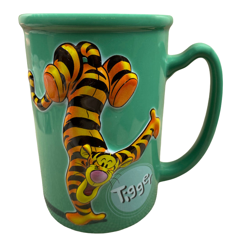 Tigger Bouncing All Around 3D Embossed Mug Disney Store – Mug Barista