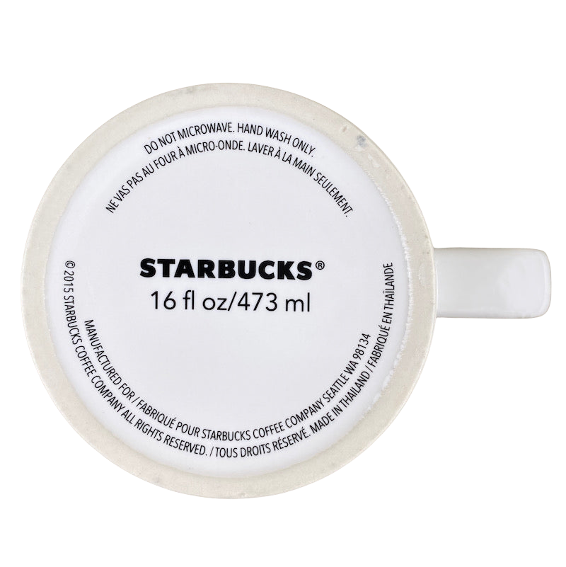 Cat With Ball Of Yarn 16oz Tall Mug 2015 Starbucks