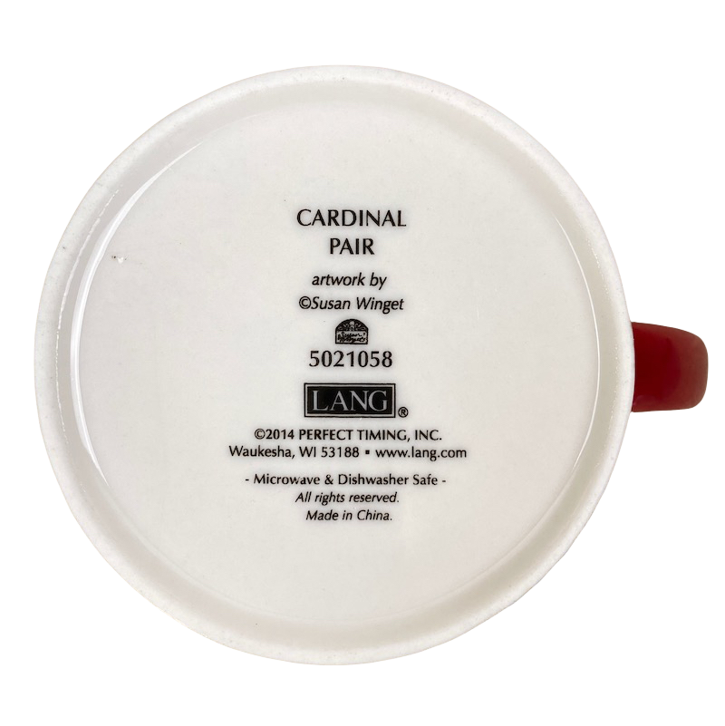 Cardinal Pair Susan Winget Mug Lang
