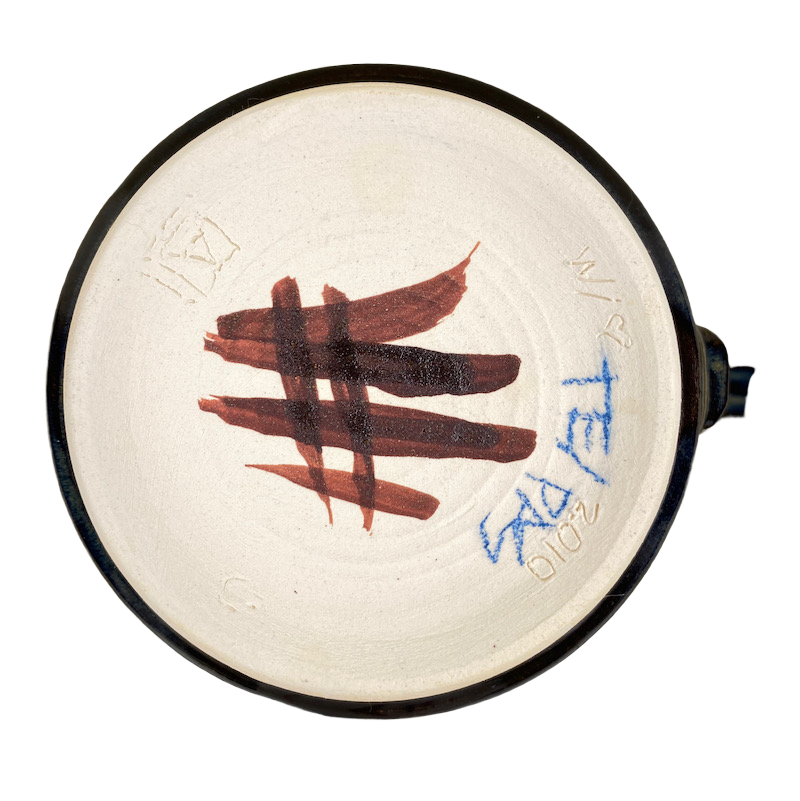 Dragonfly Etched & Embossed Hand Thrown Mug