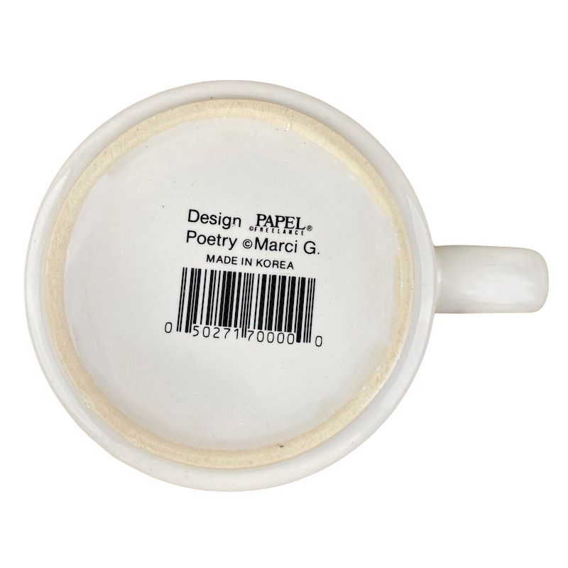 JOE Poetry Name Blue Interior Mug Papel