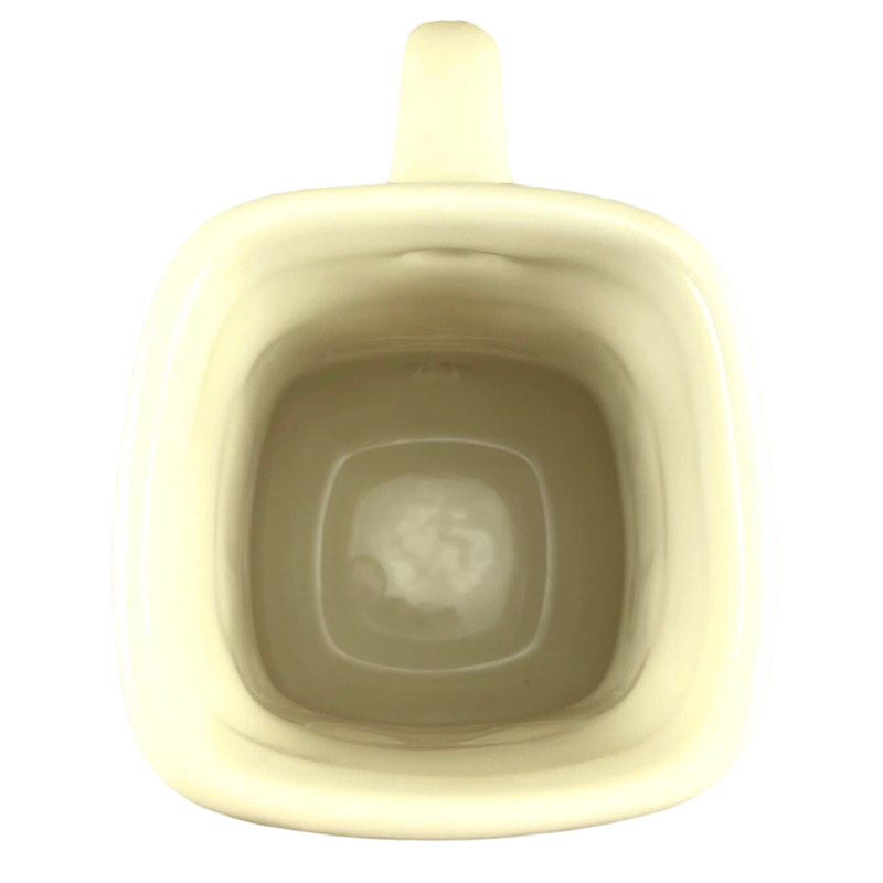 Woven Traditions Square Ivory Mug Longaberger