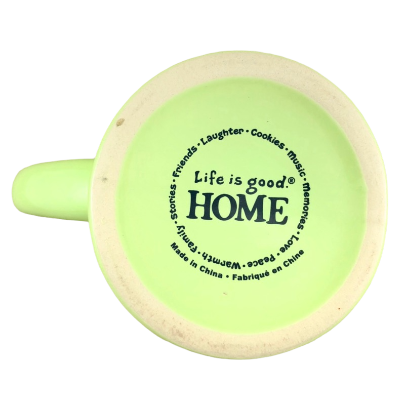 Life Is Good Have A Nice Daisy Green Mug