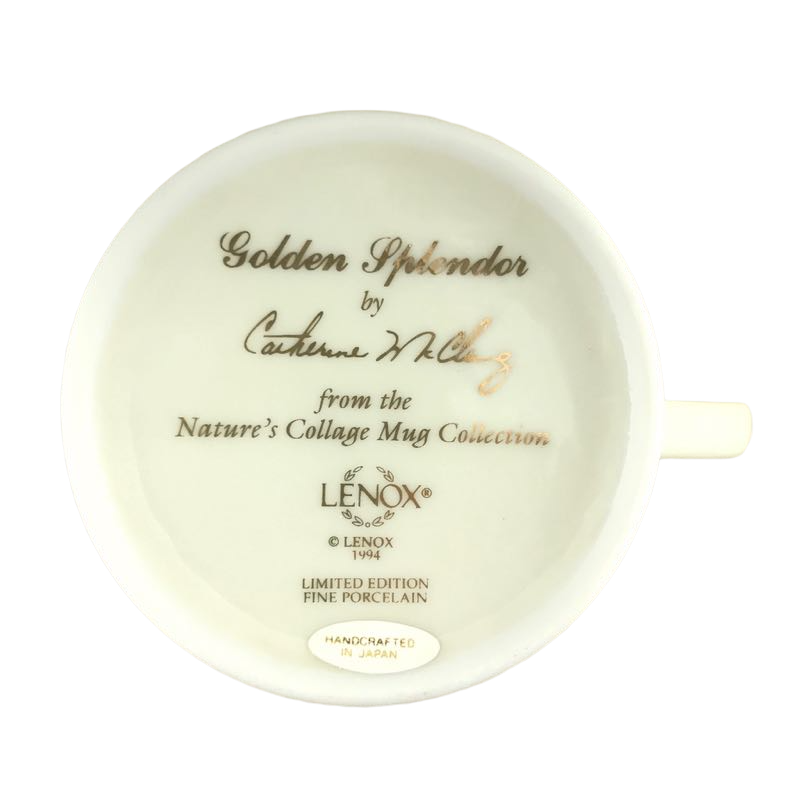 Nature's Cottage Collection Golden Splendor Catherine McClung Mug Lenox