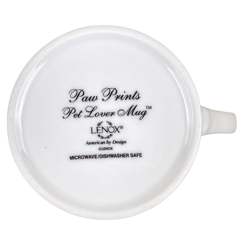 Paw Prints Pet Lovers Mug Lenox