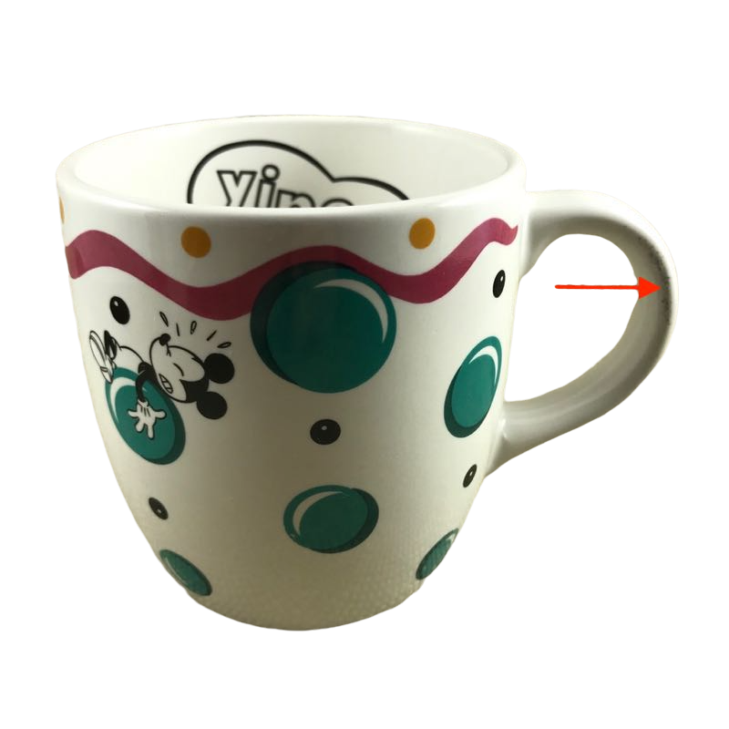 Mickey & Co. Floating In Liquid Bubbles Yipes! Mug Disney