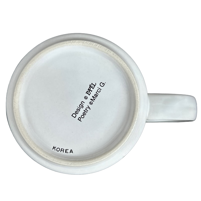 RALPH Poetry Name Light Blue Interior Mug Papel