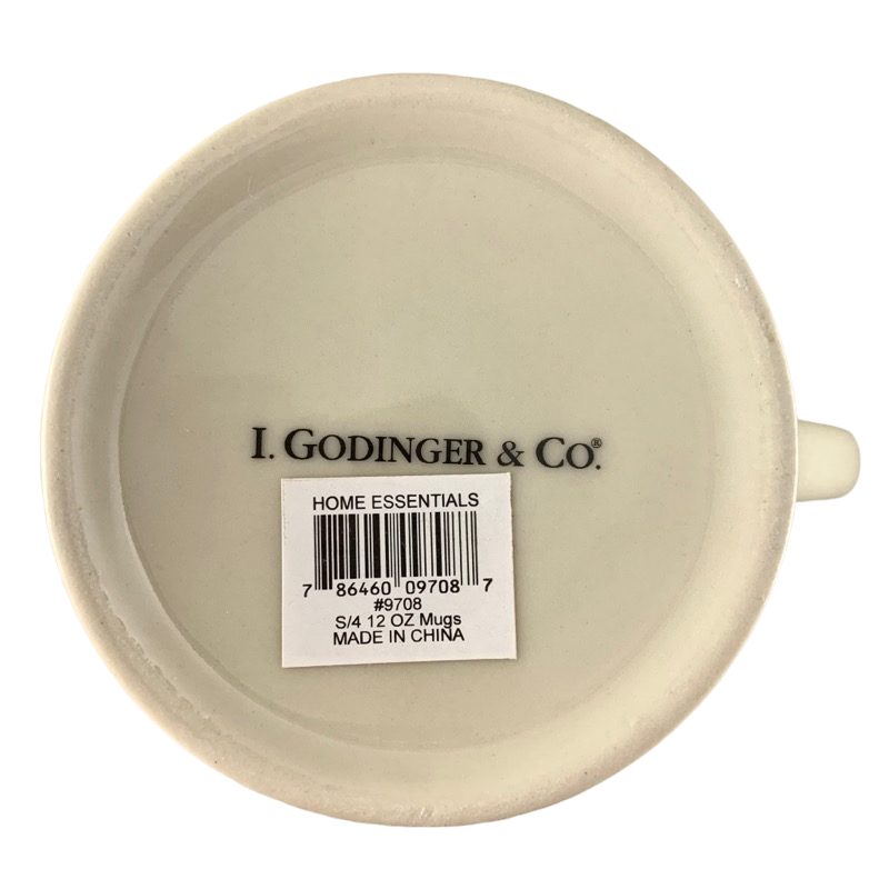 Romantic Toile Mother Child Roosters Mug I Godinger