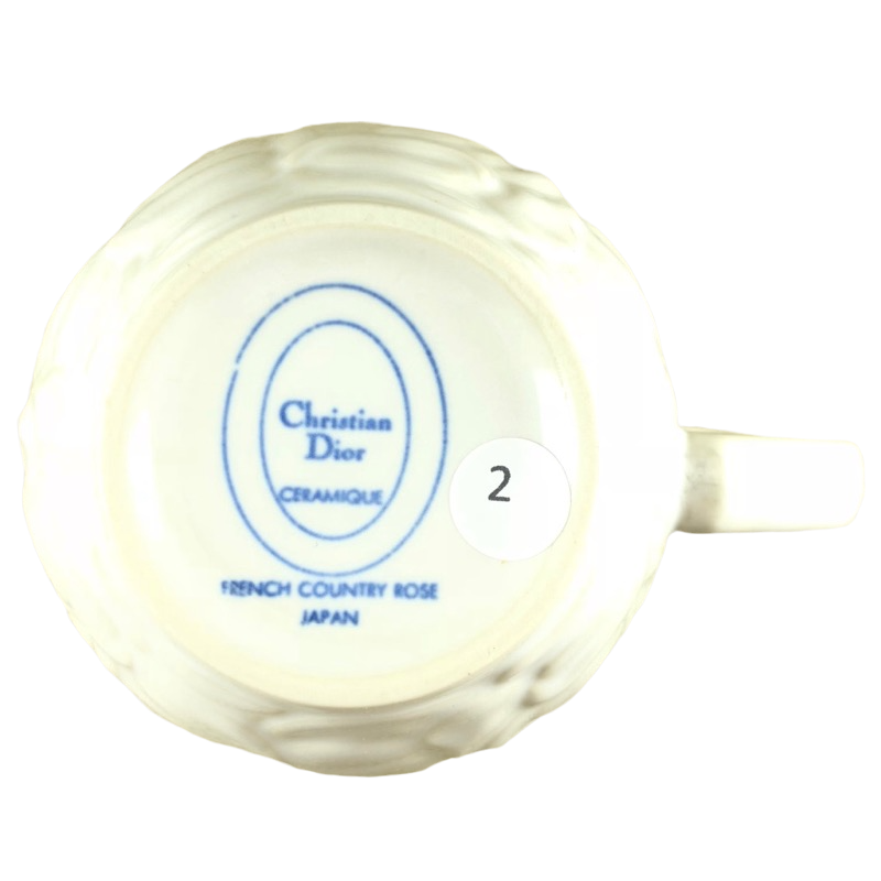French Country Rose Embossed Mug Christian Dior