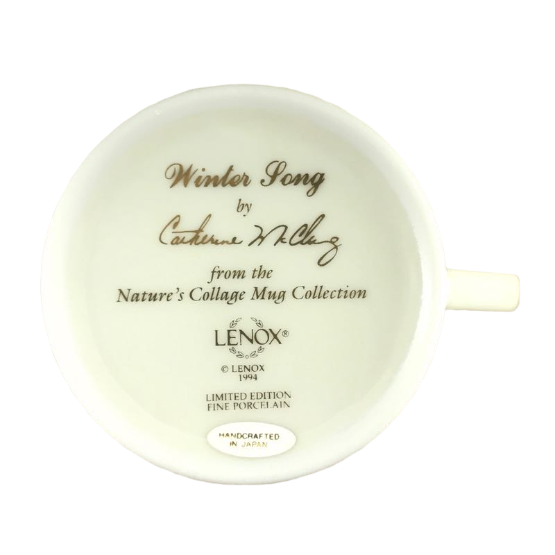 Nature's Cottage Collection Winter Song Catherine McClung Mug Lenox