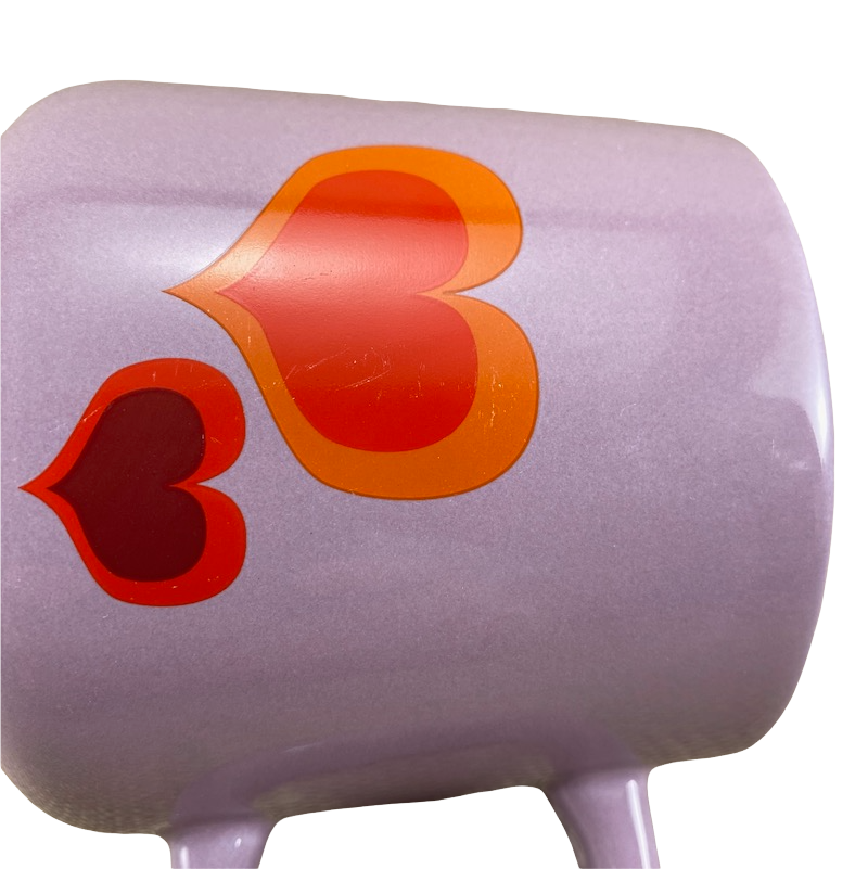 Red Hearts Purple 12oz Mug 2018 Starbucks