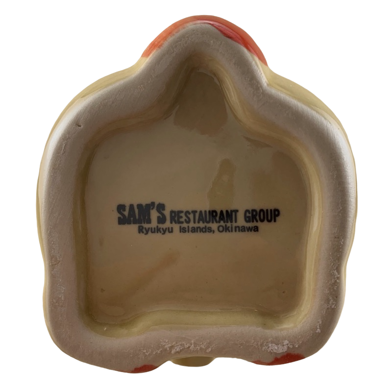 Sam's Restaurant Group Ryukyu Islands Okinawa Japan Lion Dog Tiki Mug