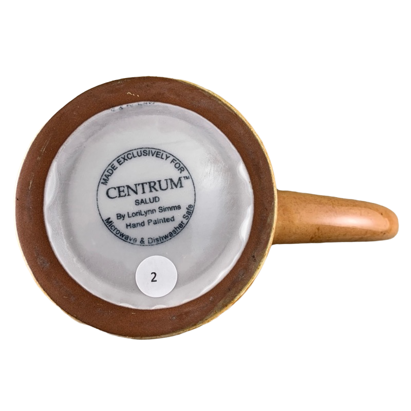 Salud Grapes And Leaves Mug By LoriLynn Simms Centrum