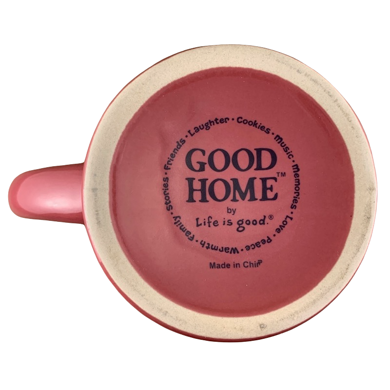 Life Is Good Harmony Yin Yang Pink Mug