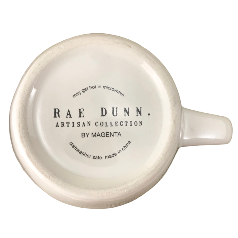 Rae Dunn Artisan Collection Ladybug Mug Magenta