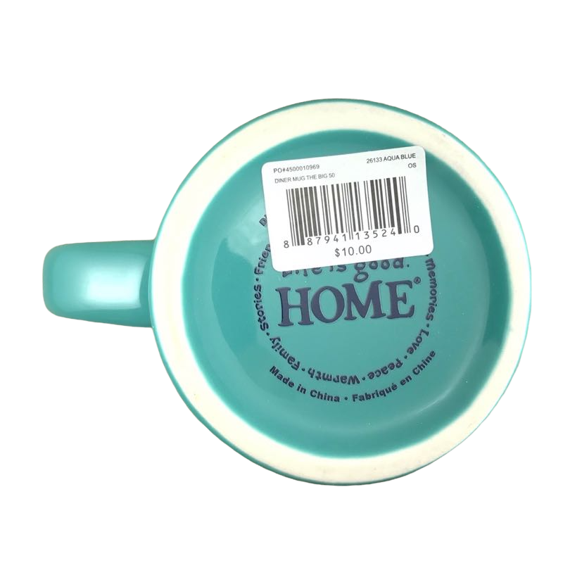 Life is Good THBIG50 License Plate Green Mug