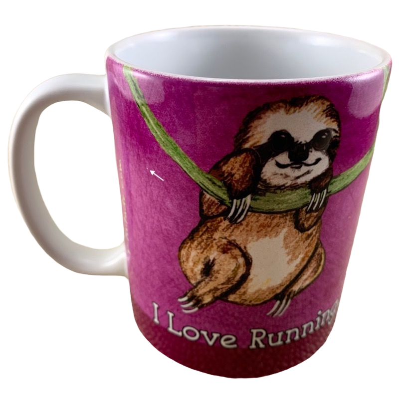 Sloth I Love Running Just Kidding I Love Naps Mug Pithitude