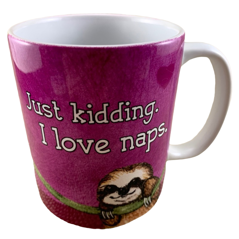 Sloth I Love Running Just Kidding I Love Naps Mug Pithitude