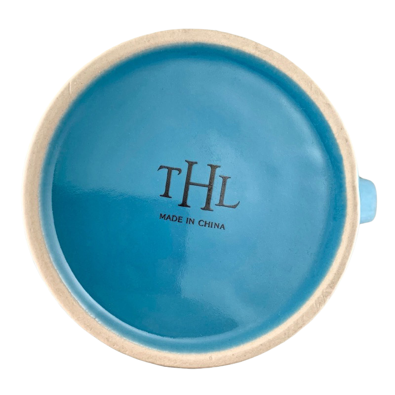 Believe In Yourself Blue Mug With White Interior And Blue Star Inside THL