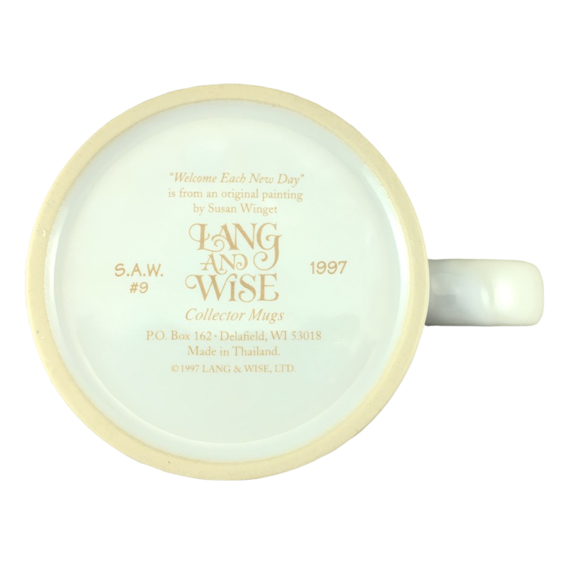 Welcome Each New Day Susan Winget Mug Lang & Wise