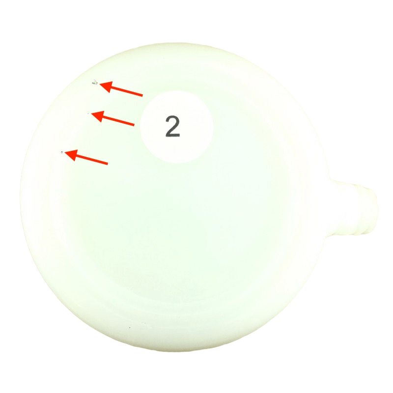 Grog B.C. Embossed Milk Glass Mug