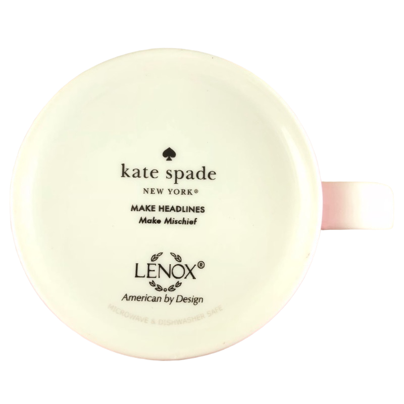 Kate Spade Make Headlines Make Mischief Mug Lenox