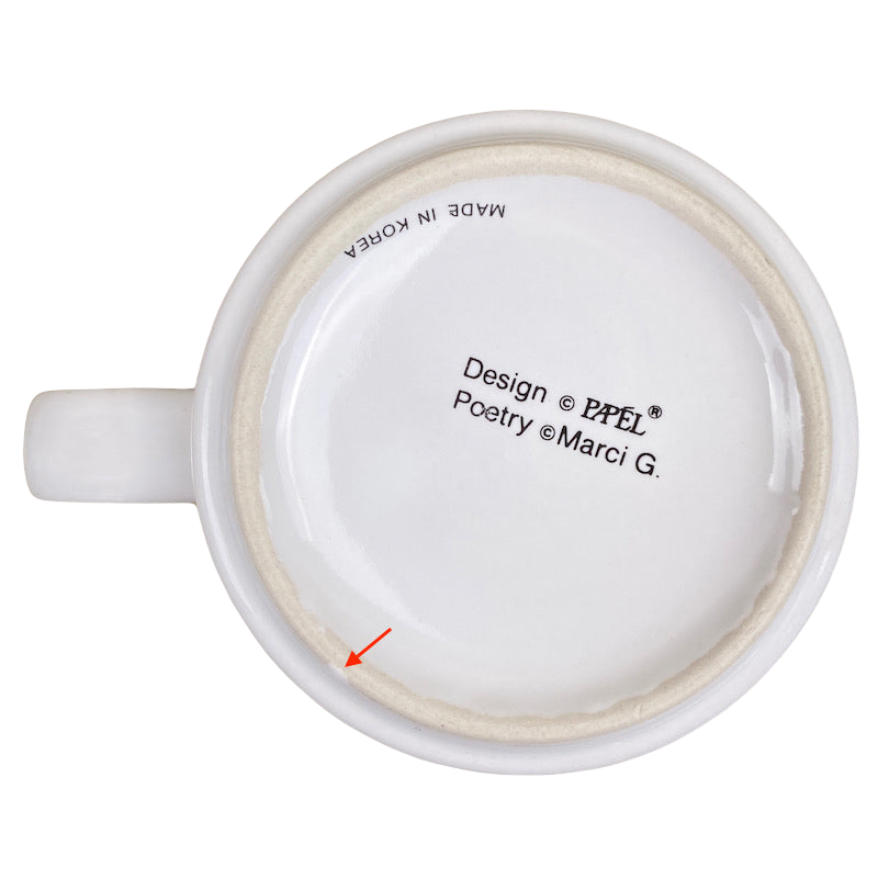 SHERRY Poetry Name Blue Interior Mug Papel