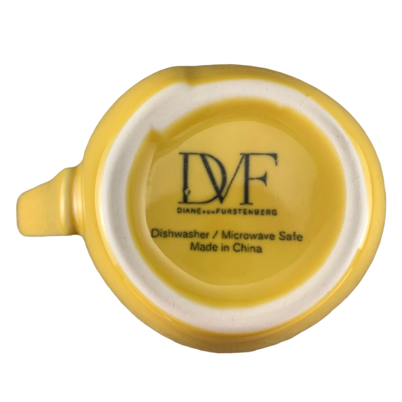 Yellow Wrap Mug Diane Von Furstenberg