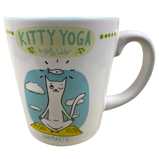 Kitty Yoga Pals Namaste Kathy Weller Silvestri Mug Demdaco