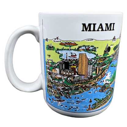 A View Of The World Miami Mug City Mugs