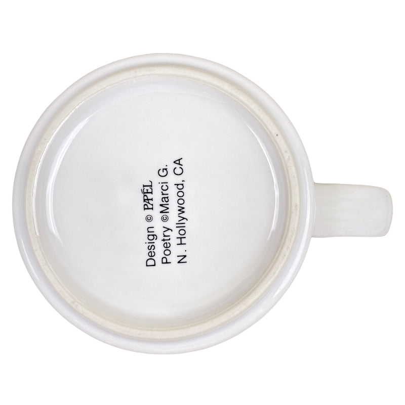 FRANK Poetry Name Blue Interior Mug Papel