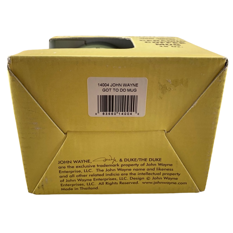 Old Guys Rule John Wayne Got To Do Mug OGR Accessories NEW IN BOX