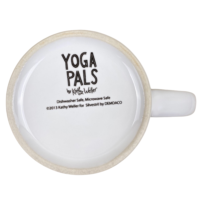 Kitty Yoga Pals Namaste Kathy Weller Silvestri Mug Demdaco