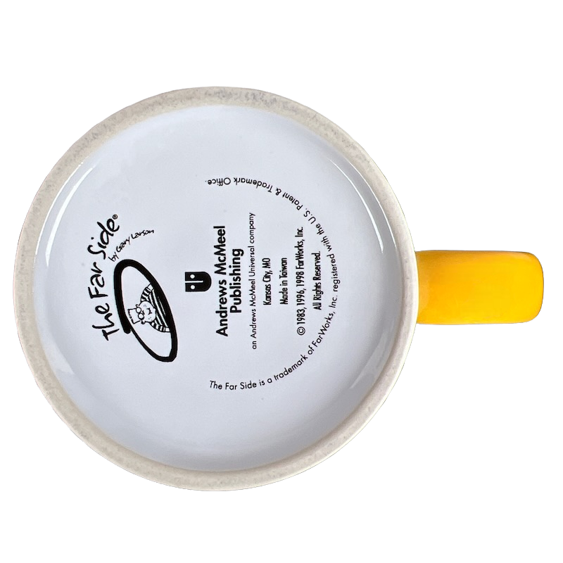 The Far Side Well I Suppose It'll Be A Few Thousand Years Before We Get An 'Arts And Leisure' Section Mug Andrews McMeel Publishing