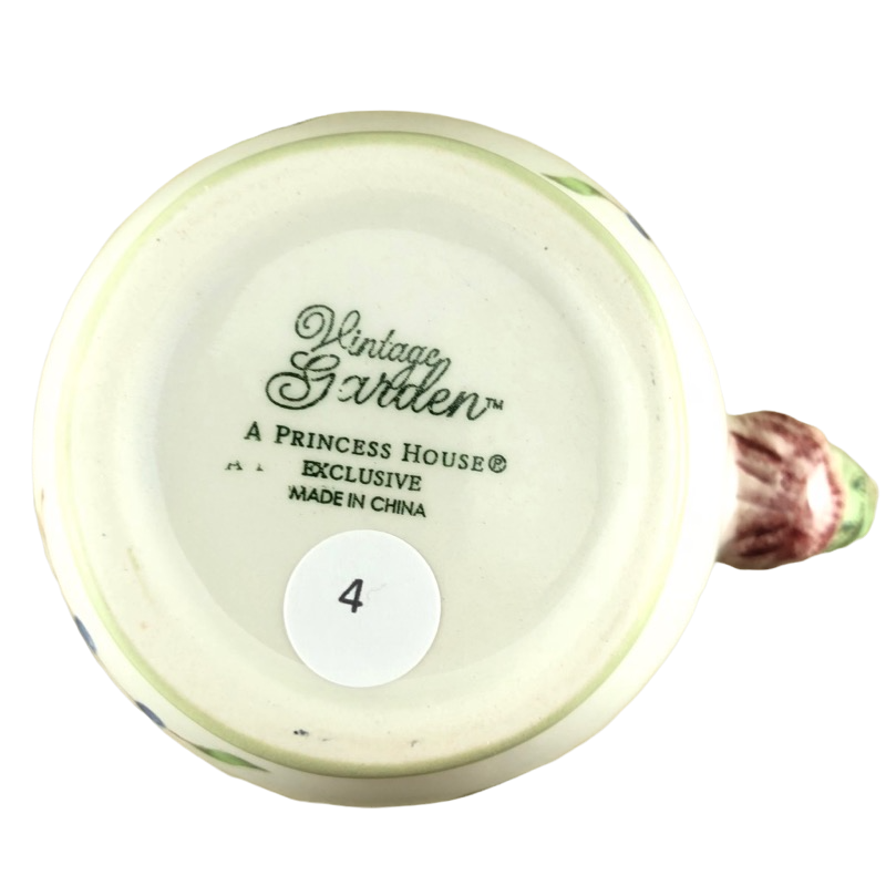 Vintage Garden Floral Mug Princess House