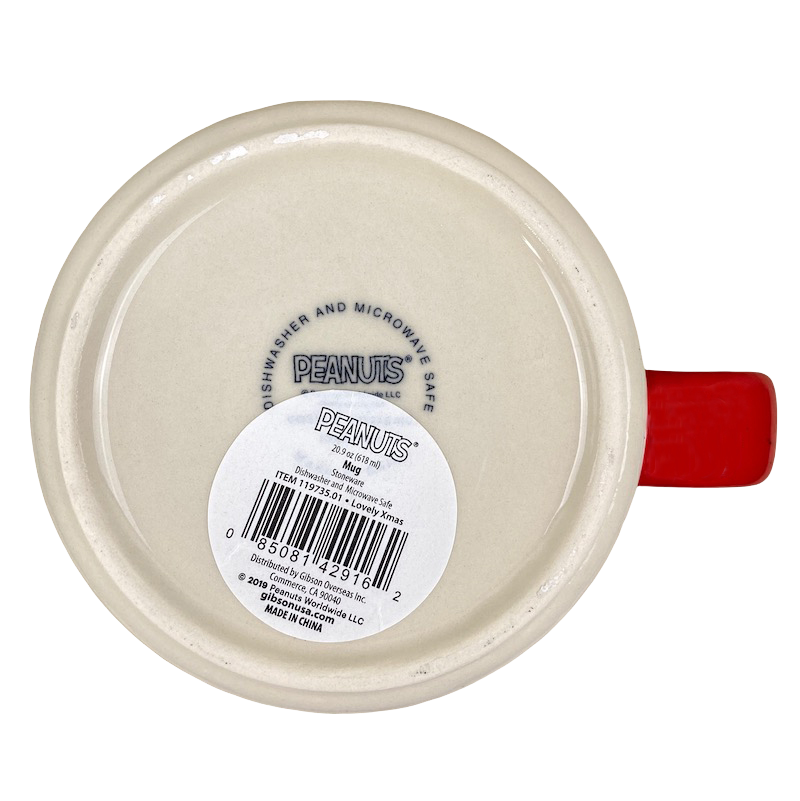 Peanuts Snoopy And Charlie Brown Ho Ho Ho Ho Mug Gibson NEW