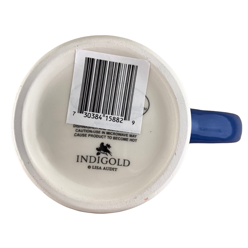Blue Birds & Flowers Lisa Audit Indigold Mug Certified International